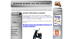 Desktop Screenshot of brommerenscooterrijden.com