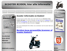 Tablet Screenshot of brommerenscooterrijden.com